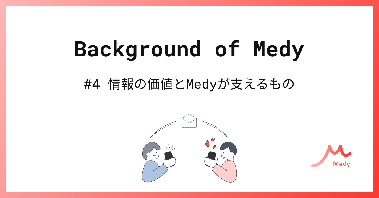 (4/4) 情報の価値とMedyが支えるもの | Medy制作の背景